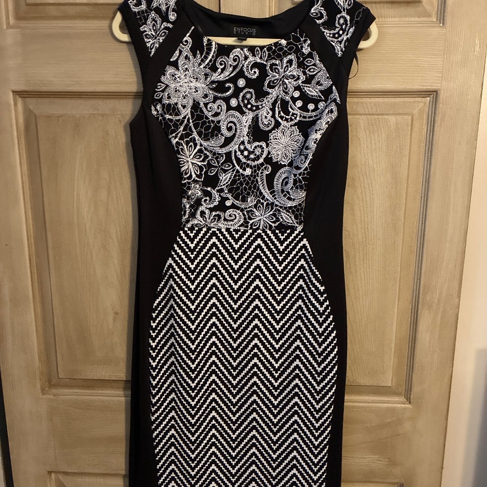 Black cocktail dress